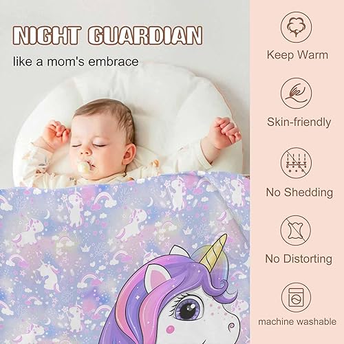 Miniatura 166 de Artsadd Personalized Baby Blanket for Girls Boys, Custom Baby Blankets with Name Customized Throw Blanket for Kids Newborn Baby Shower Birthday Gifts