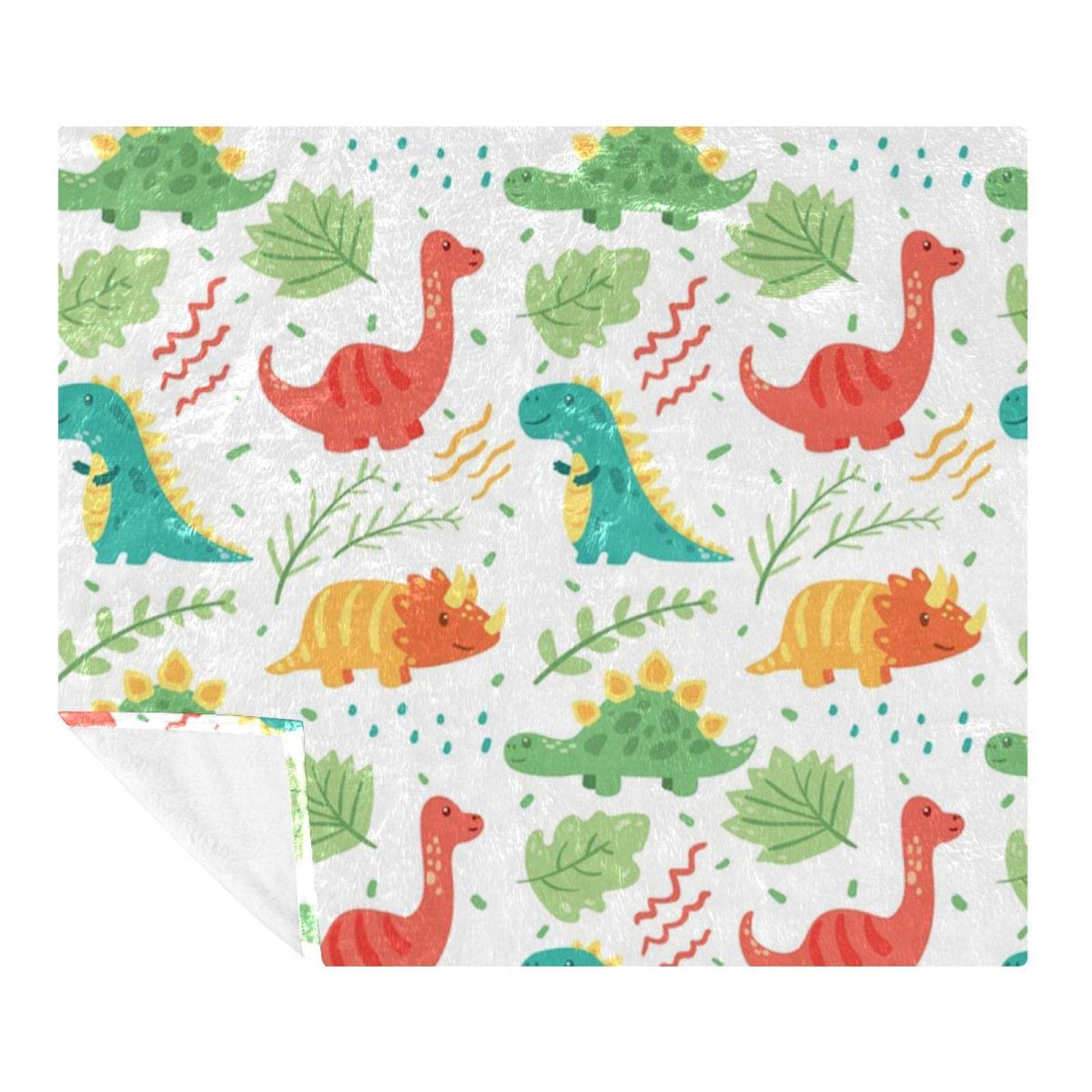 Couverture douce dinosaure pour des moments câlins réconfortants