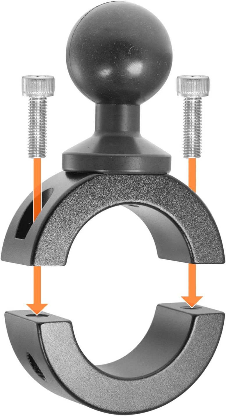 iBolt Roadvise Bizmount Metal Heavy Duty Handlebar/Post/Pole mount for Motorcycles, Carts, Wheelchairs, Gym Equipment, Golf Carts, off roading vehicles, Etc. For all phones 2 to 4 inches wide