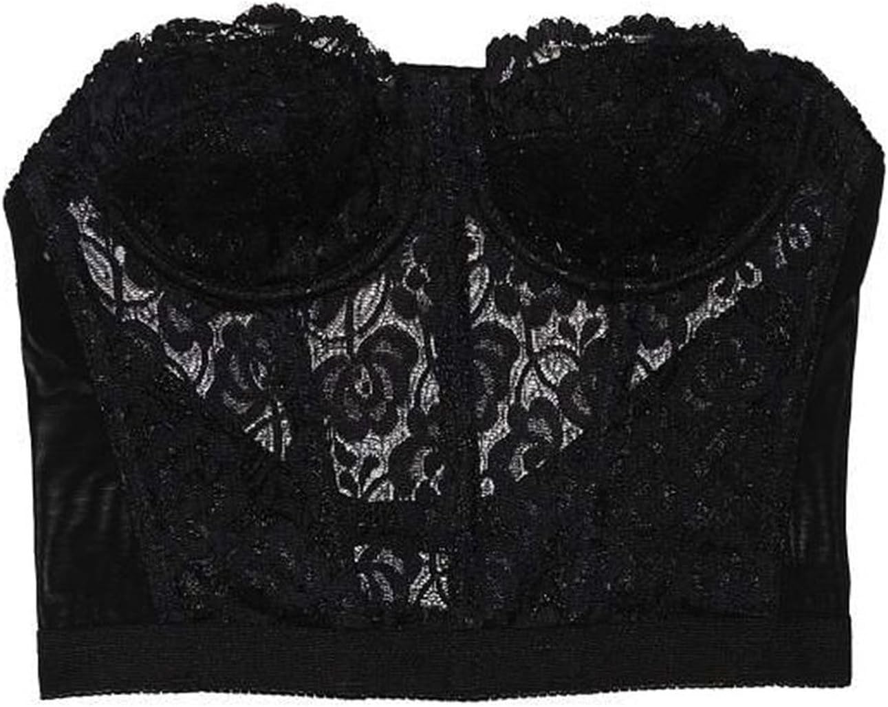 Low Plunge Backless & Strapless Bra - 34D - Black
