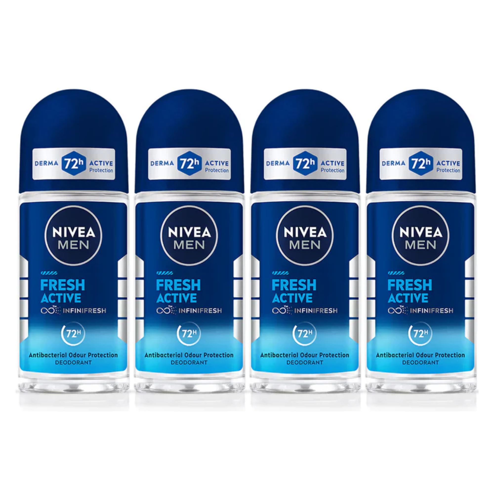 (Pack of 4) Nivea Fresh Active Anti-pers…