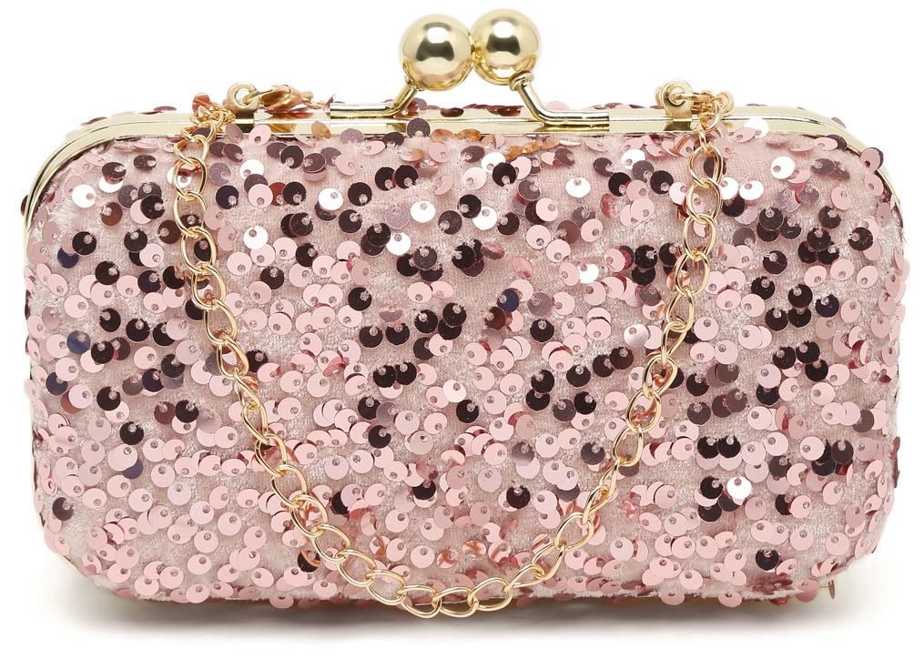 Envias Handcrafted Stylish Womens Bridal Clutch (Pink_EVS-139) (B09PHS9XPZ) Amazon Price History, Amazon Price Tracker