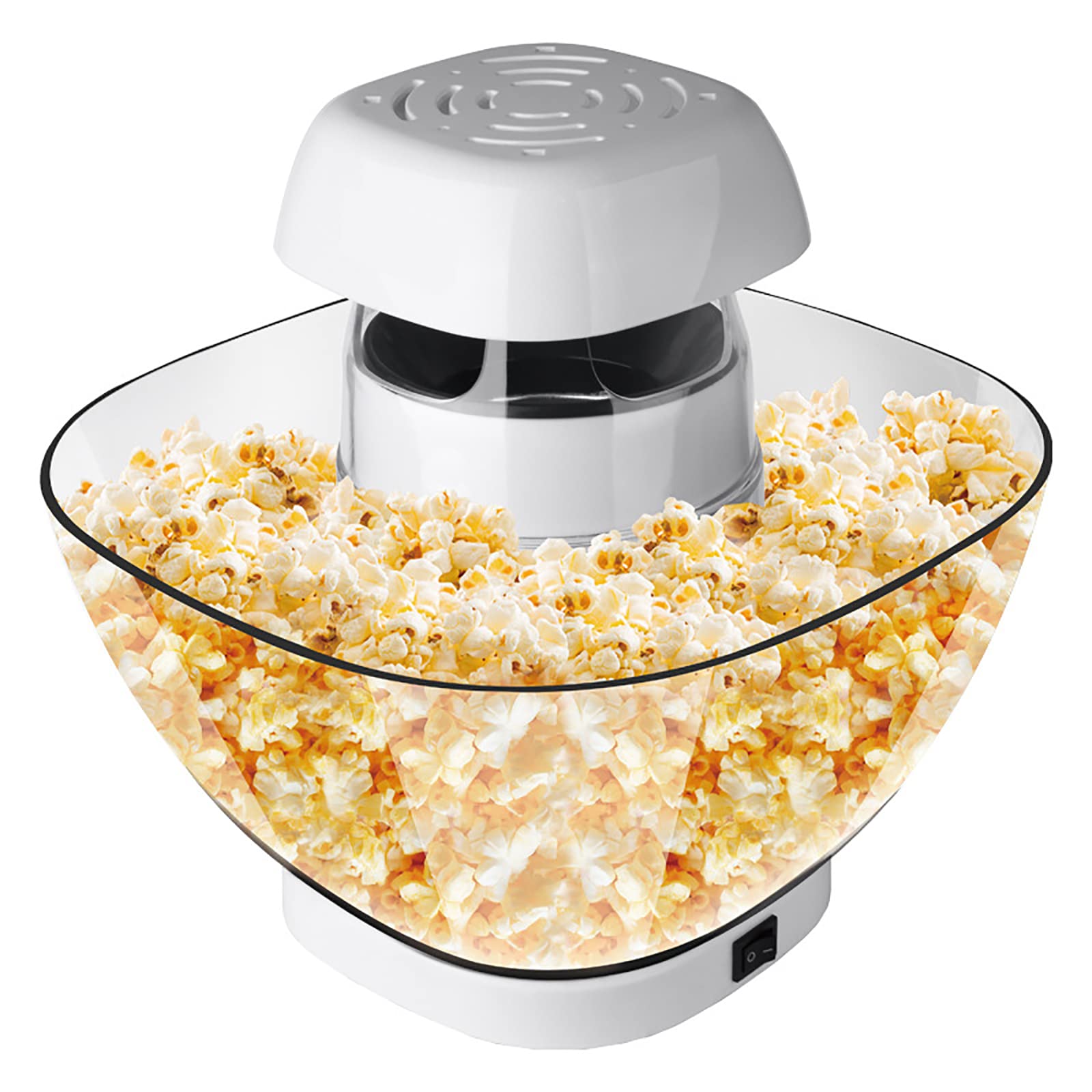 DIY Popcorn Machine, 1200WElectric Popcorn Maker, Short War-Up Time & Popcorn Yield, Non-Stick Coated Heating Surface, Nonstick Plate, Popcorn for Party