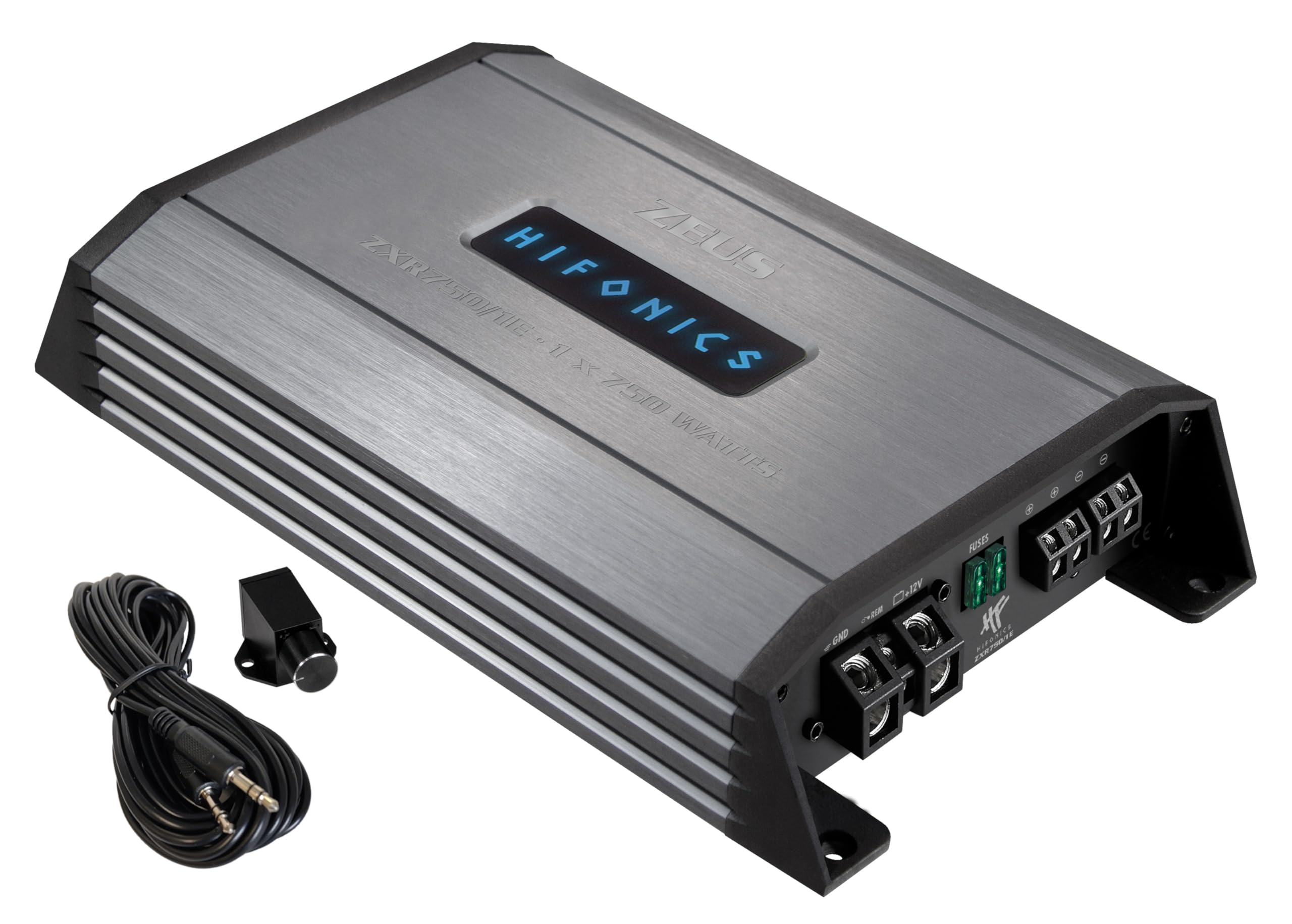HiFonics ZXR750/1E - 1-Kanal CLASS D Premium Digital Compact Verstärker mit 750 Watt RMS | ZEUS EXPANSION SERIE