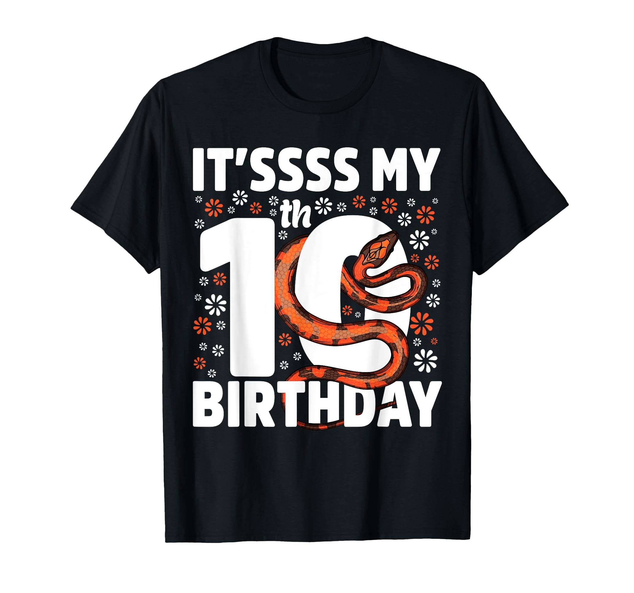 10 Year Old Snake 10th Birthday Party Boa Python Reptile T-Shirt