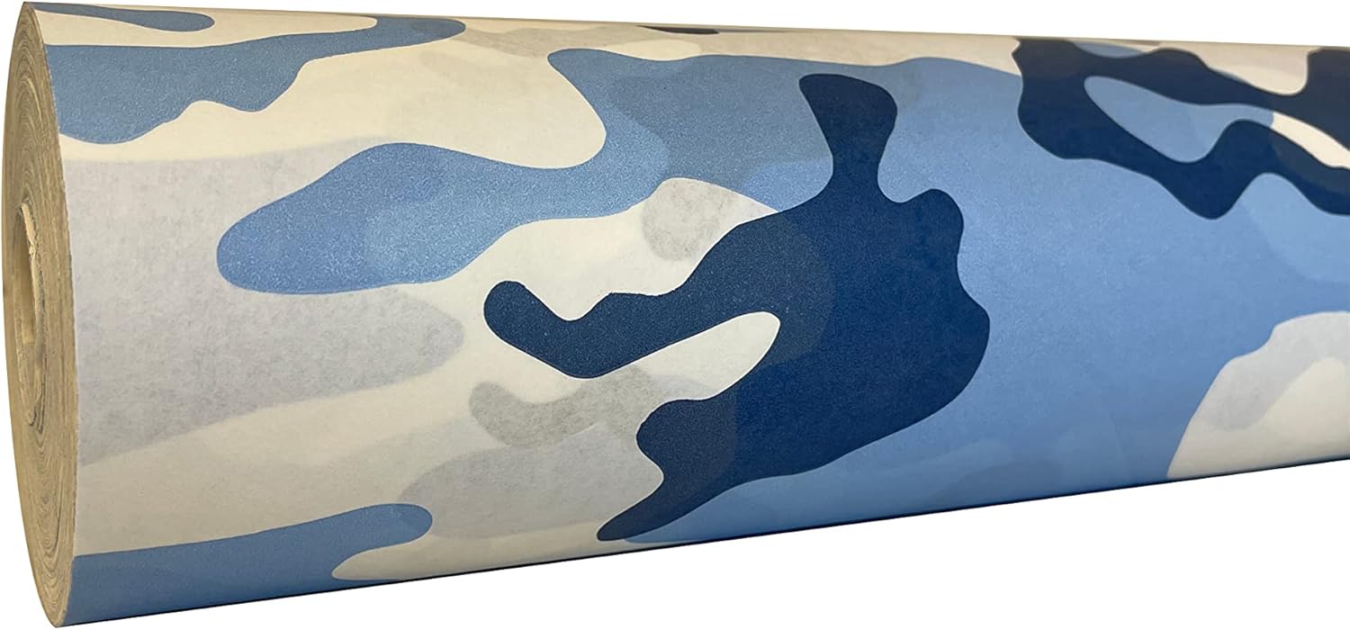 Camo Blue Butcher Freezer Paper │ 18" x 200' (2,400 inches