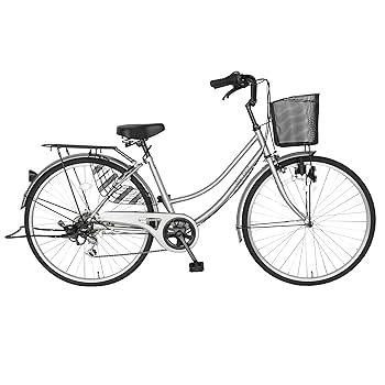 自転車（ママチャリ）26インチ　6段ギア TOPONE T-CCB266 ママチャリ 自転車 26インチ シマノ6段変速ギア