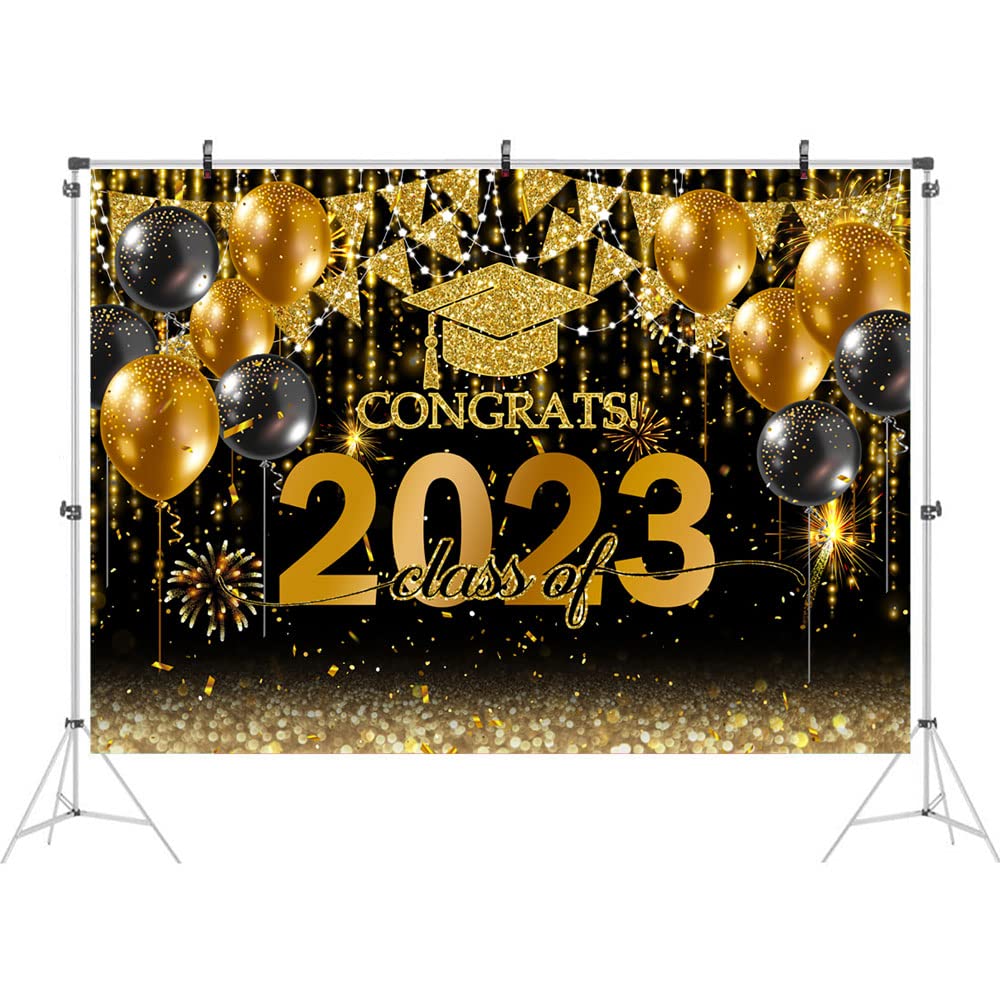 Phinally Done Fotohintergrund Für Abschlussfeier 2024, 2,1 X 1,5 M – „Congrats Grade“-Design