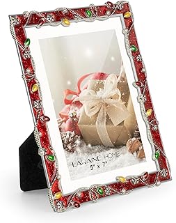 15 Breathtaking Christmas Landscape Paintings That Will Transport You to a Winter Wonderland! 494 LARAINE 5x7 Picture Photo Frame Christmas Metal 2024 Christmas High Defi...