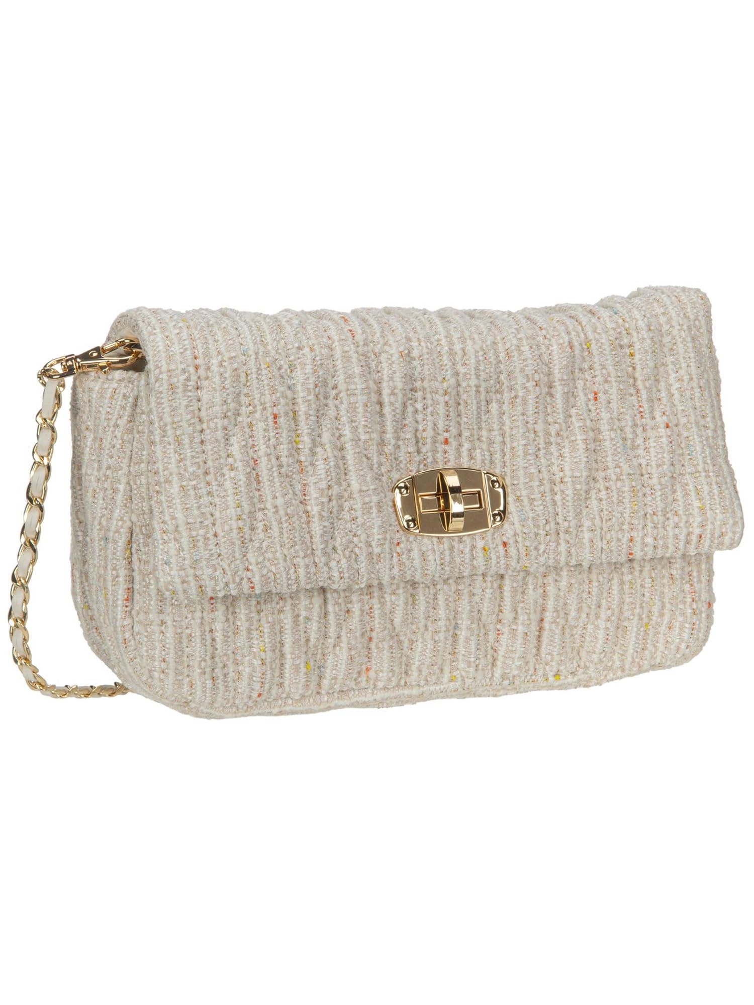 Seidenfelt Manufaktur Umhängetasche Floro | Floro, 24 cm, beige, Polyester