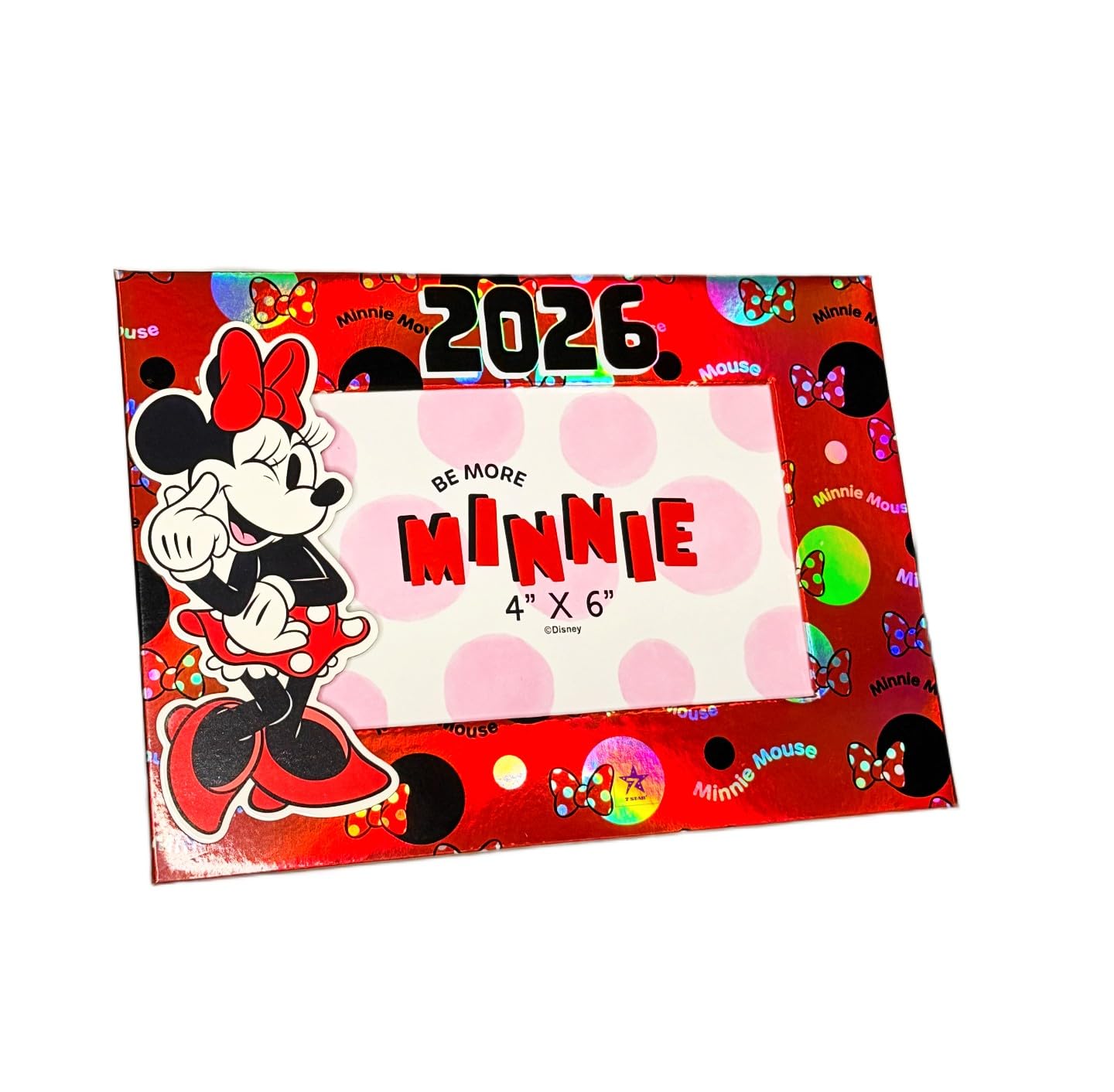 Amazon.com - 7STAR 2026 Cartoon Mouse-Themed Photo Frame, “Be More