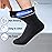 Yomandamor Womens Diabetic Crew Socks With Seamless Toe,6 Pairs Size 9-11