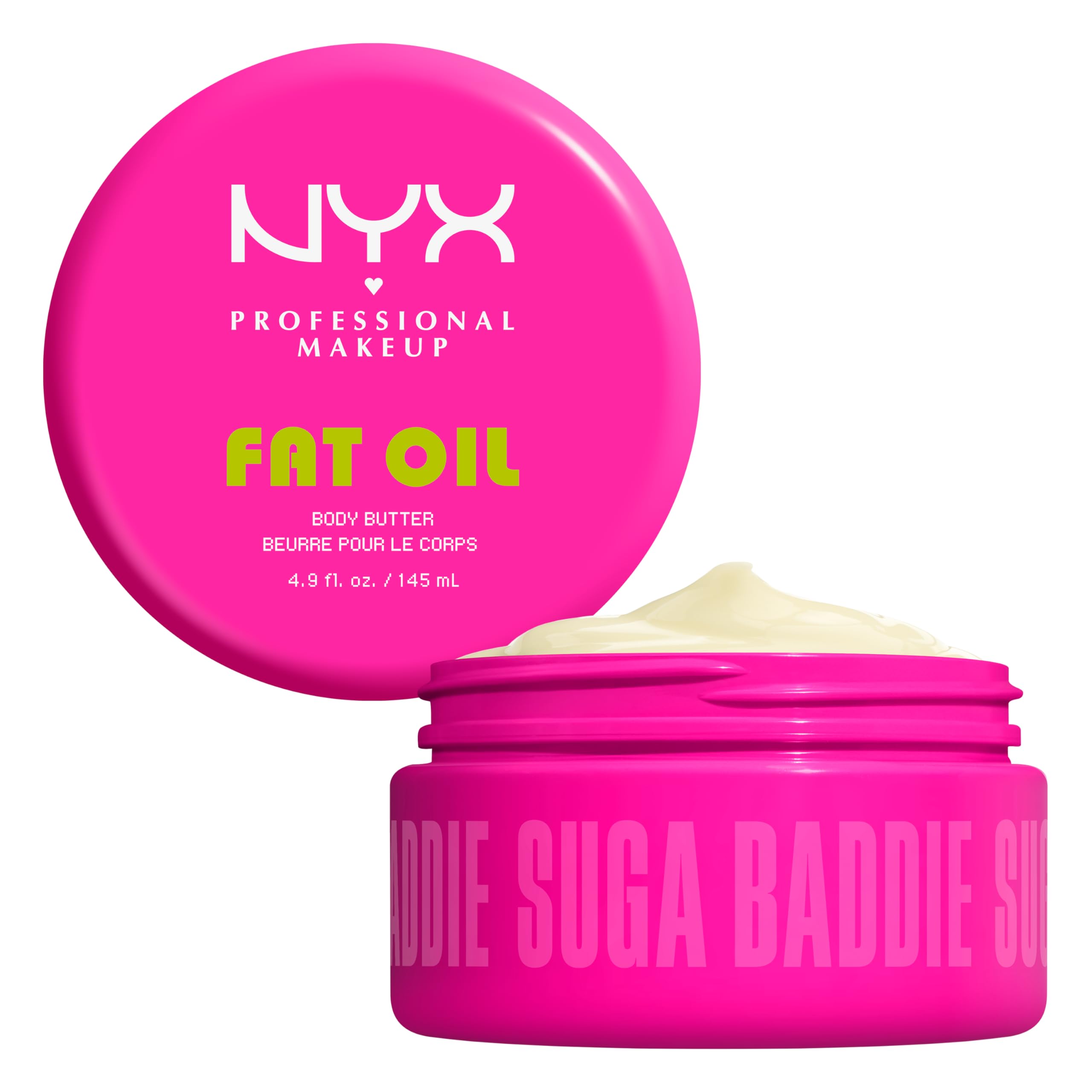 NYX PROFESSIONAL MAKEUP Fat Oil Body Butter, Transparent, Women