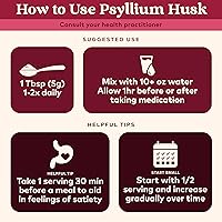 Vista 6 de ORGANIC INDIA Polvo de cáscara de psyllium orgánico entero, suplemento de fibra de cáscara de psyllium, apoyo a la digestión, vegano, sin gluten