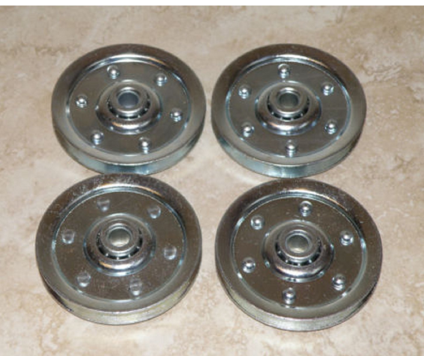 Garage Door 3" Sheave Pulleys (4 pack) - Extension Spring Pulley Wheel NEW!