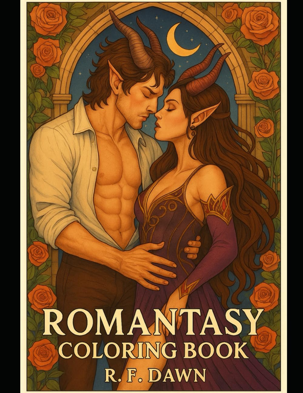 Romantasy Adult Coloring Book