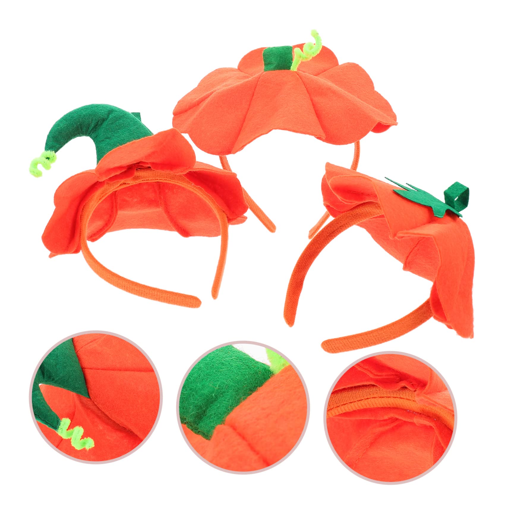 Toyvian 15piezas Diadema De Calabaza Halloween De Diseño De Sombrero Decorativos Para Fiesta De Halloween y Disfraces Accesorios Lúdicos Para Adultos