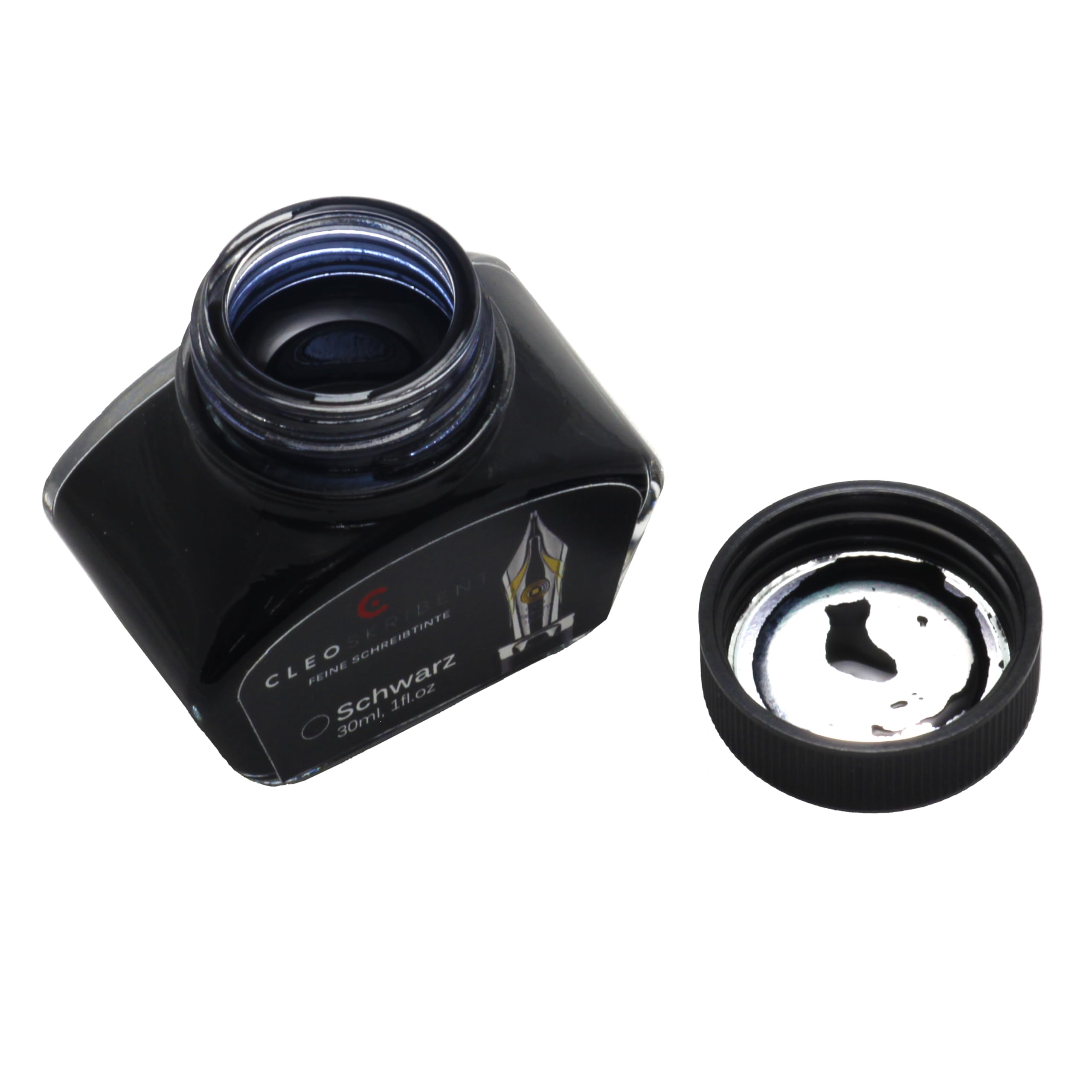 Cleo Skribent Black Fountain Pen Ink Bottle 26200-30 ml