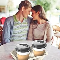 Vista 7 de MT Products Charola/soporte para bebidas, biodegradable, de pulpa de fibra de papel, para 4 vasos de bebidas frías o calientes. Paquete de 25