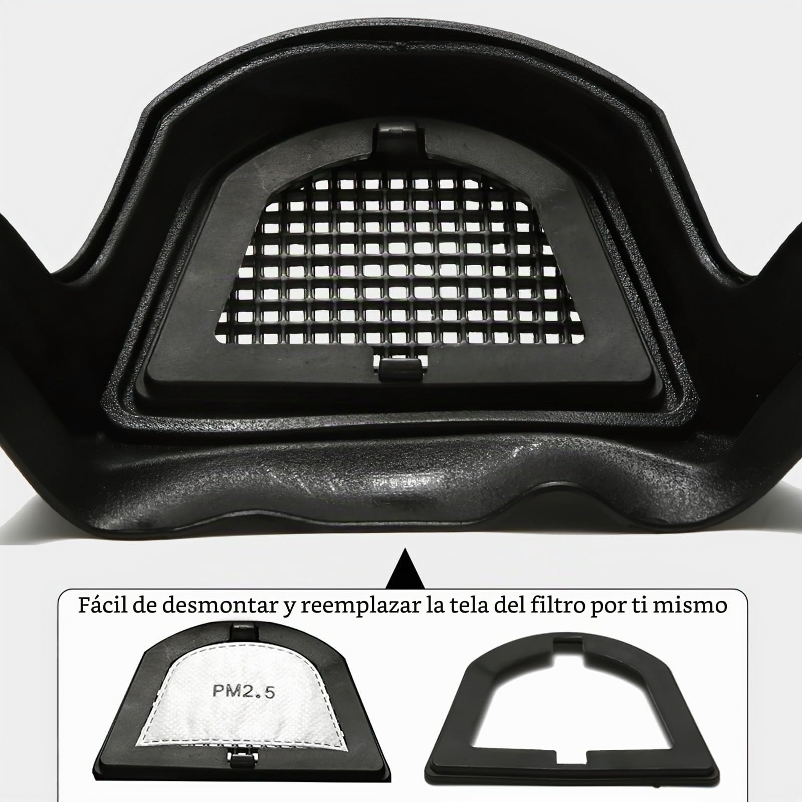 Máscara Deportiva Transparente de Protección Facial Completa