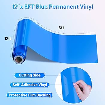 ★防水 耐候 カッティングシート 車 DIYアート装飾 コンサートうちわ文字 Amazon | JAVIGA 光沢あり カッティングシート 青 約30cm*180cm