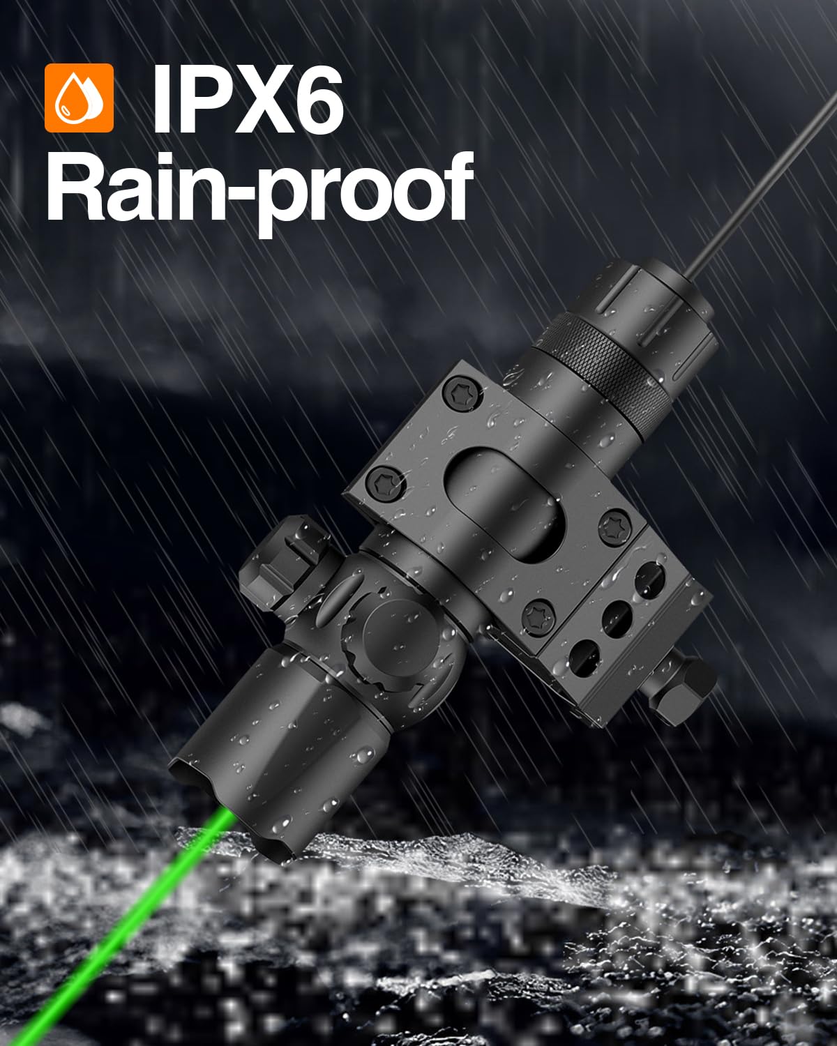 Darkfang viseur Laser Vert pour Faisceau Laser Tactique Picatinny