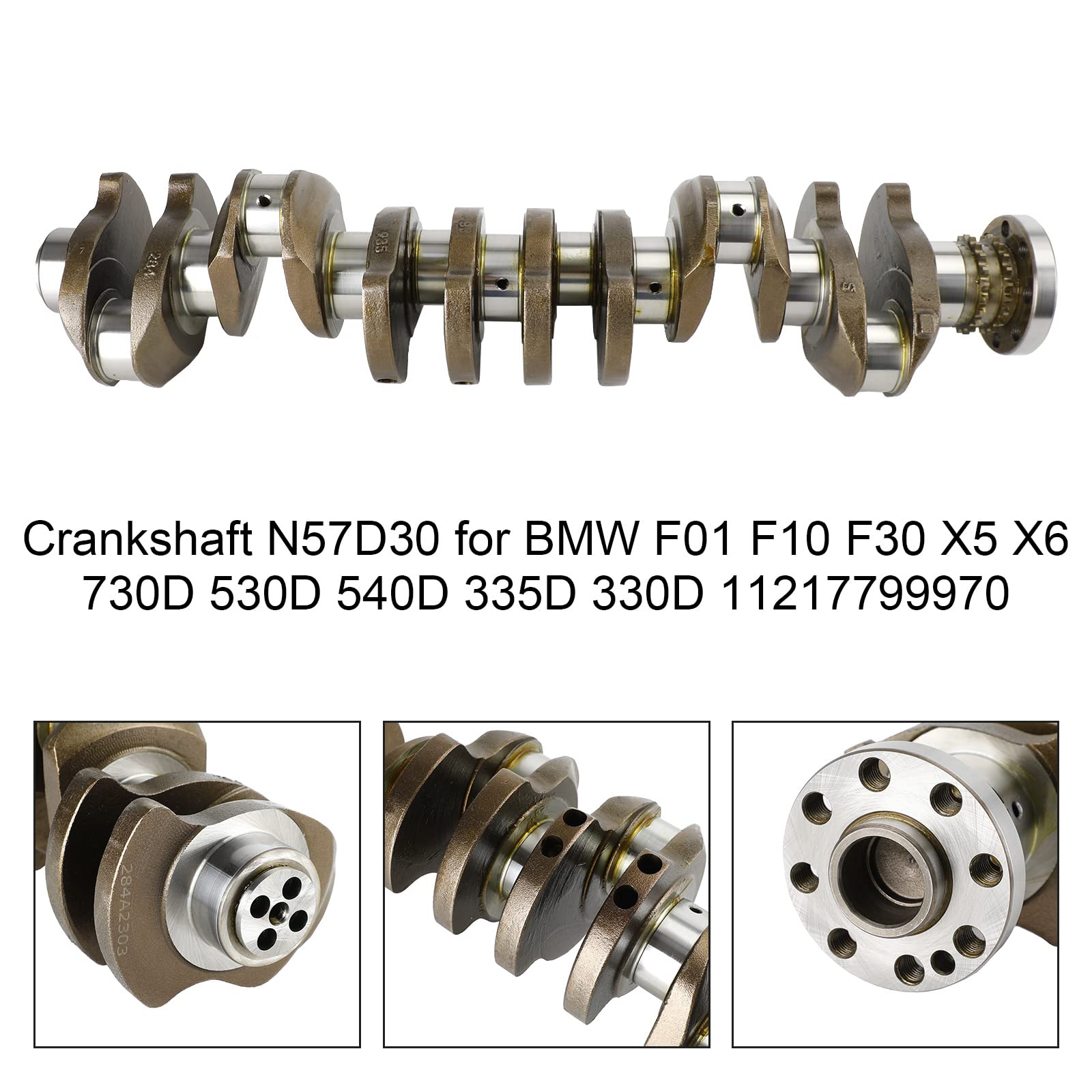 Bruce & Shark Vilebrequin N57D30 pour F01 pour F10 pour F30 pour X5 pour X6 pour 730D pour 530D pour 540D pour 335D 11217799970