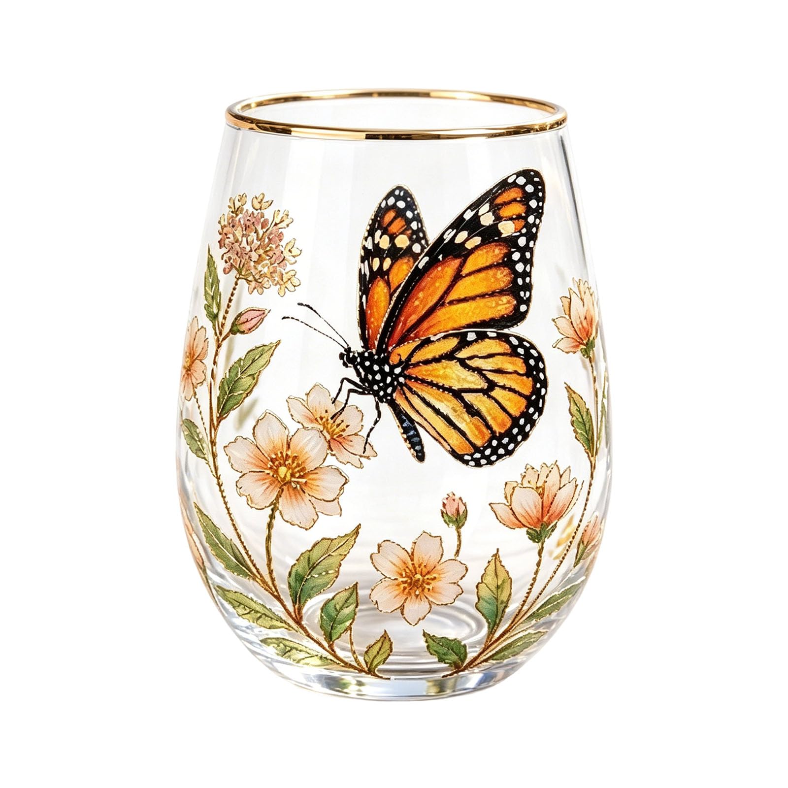Xinsheinelry Pellucid Glass Cup for Hot and Cold Drinks Household or Cafe Setting Dishwasher Safe Glass