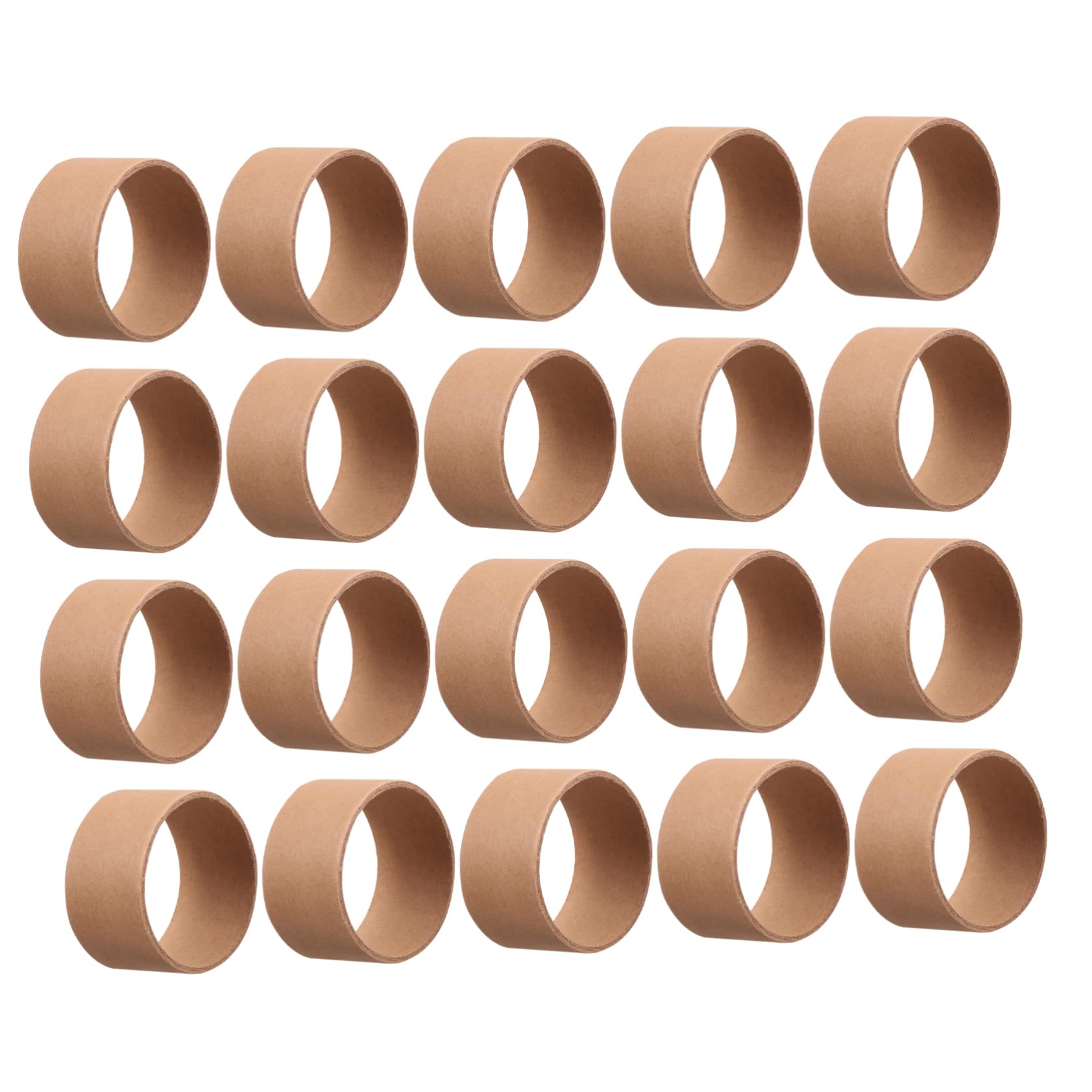 NUOBESTY DIY Craft Rolls 20pcs Hand Painted Paper Tube Cardboard Tube Bulk for Boys and Girls Rolls Round