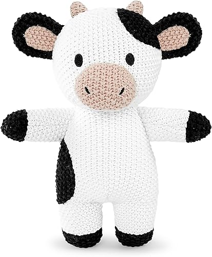 Miniatura 9 de Lindos animales de peluche de cordero de punto, animales de peluche de ganchillo y juguetes suaves. Lindas muñecas de animales pequeños, juguete de