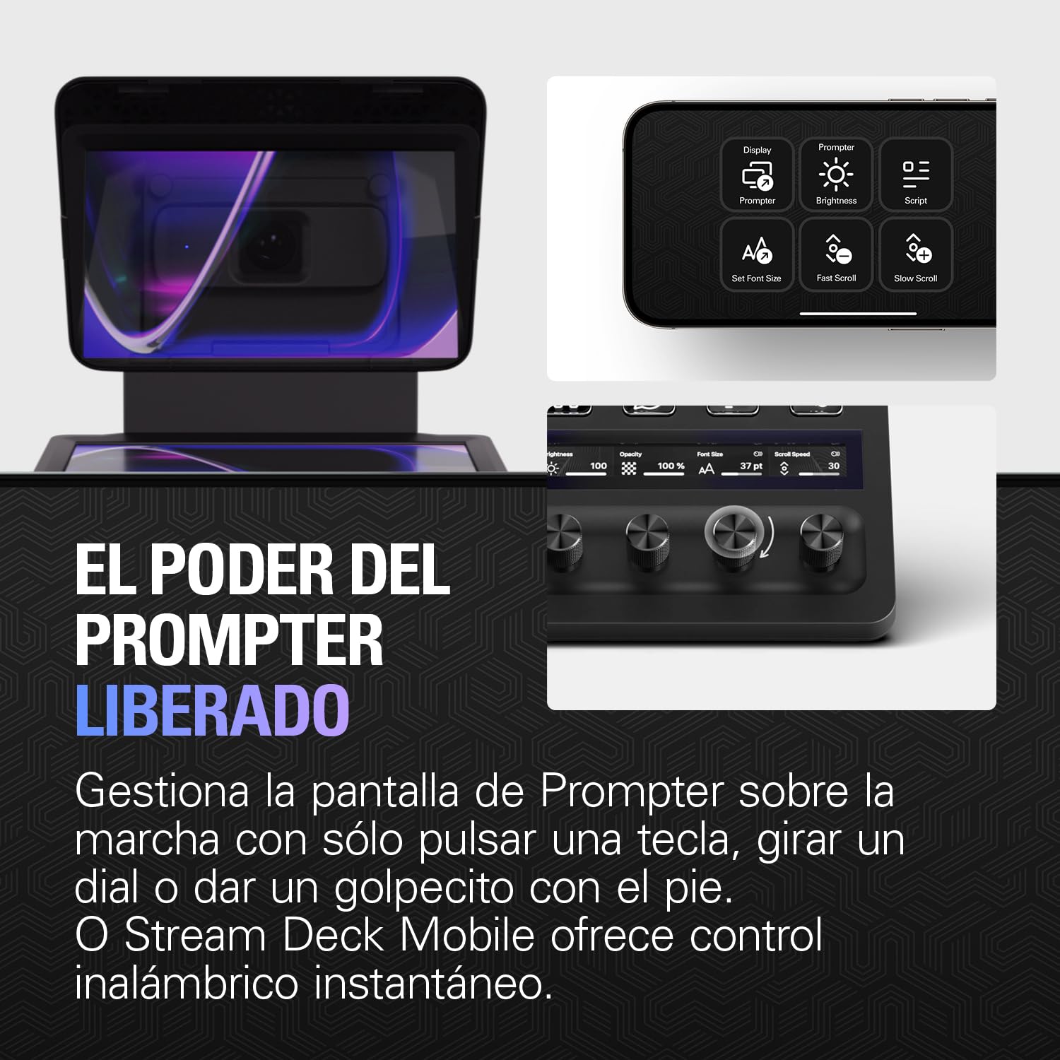 Elgato Prompter, teleprompter con Pantalla