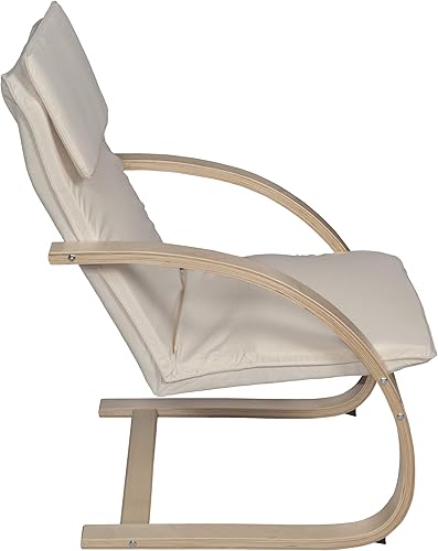 Miniatura 35 de Silla reclinable de madera curvada Niche Mia, de nogal moka/beige, Madera Metal Haya/Ébano,Nuez moca/Beige,Nogal Mocha/Negro,beige,