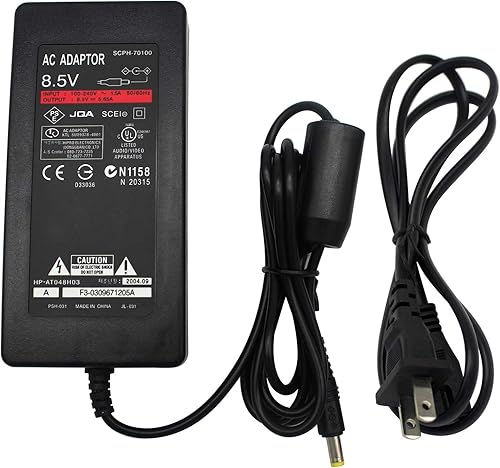 OSTENT US Adaptador de CA Cargador Cable de alimentación Suministro para Sony PS2 70000 Consola delgada Videojuegos