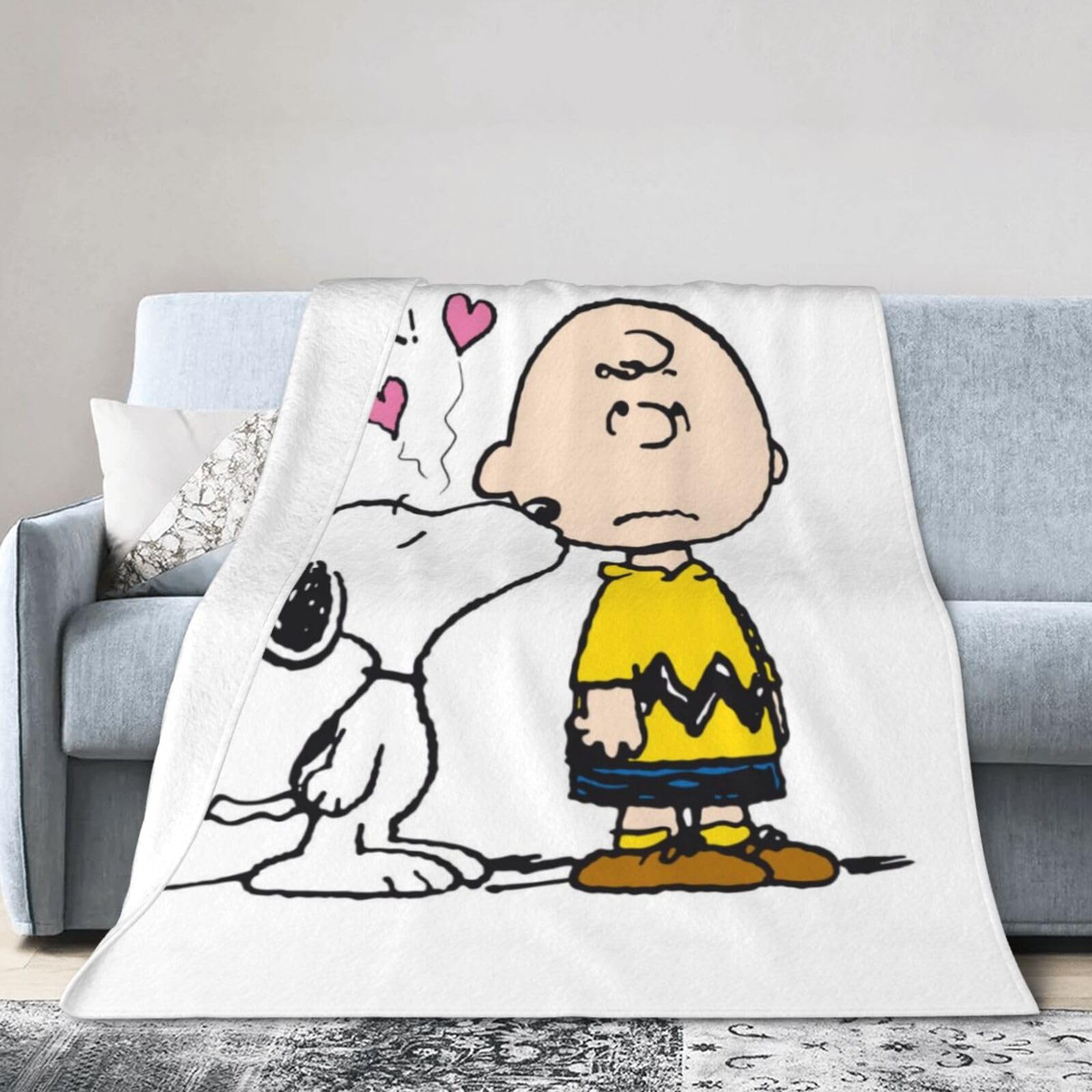 Amazon｜毛布 スヌーピー (4) アニメ ブランケット ひざ掛け