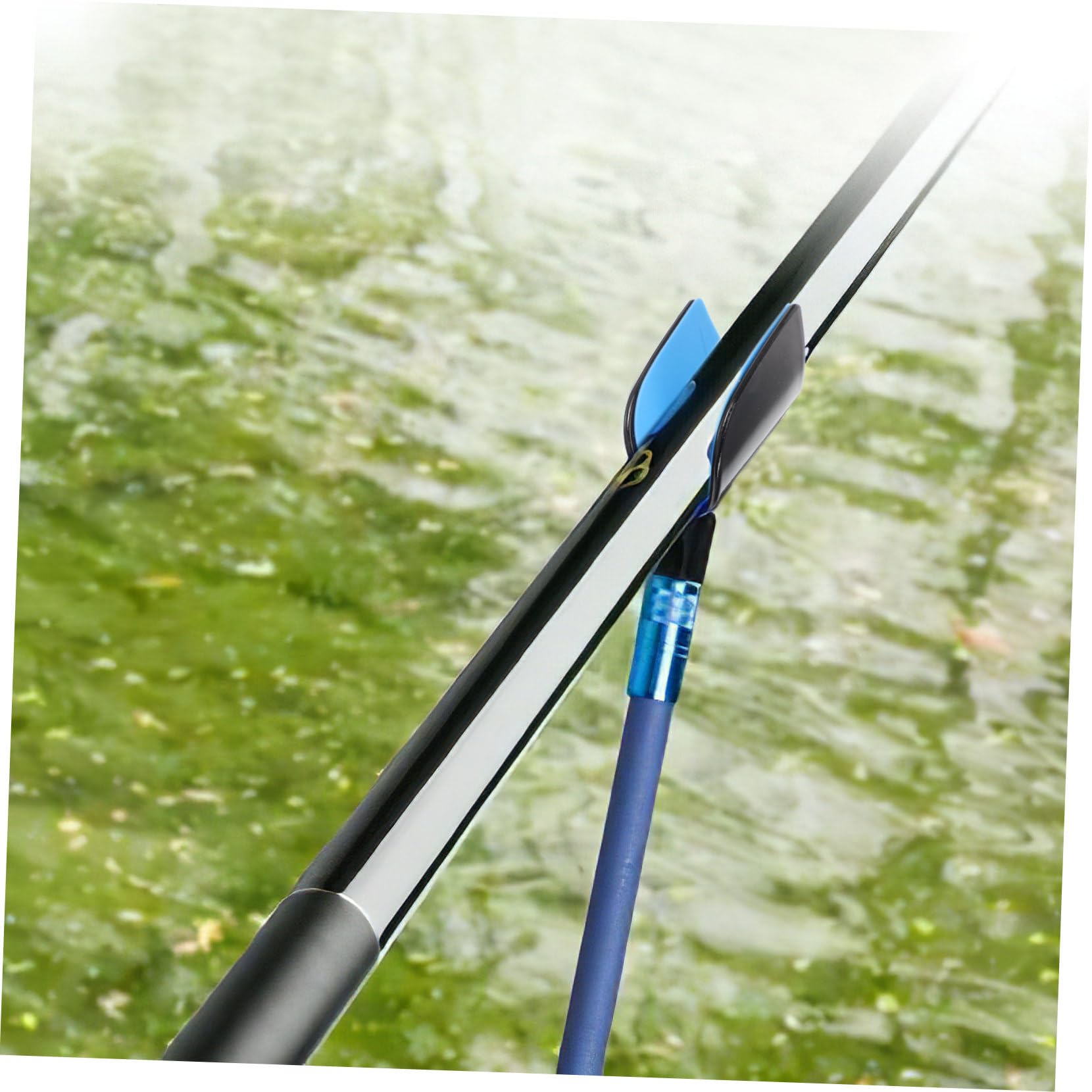Sosoport 5 Staffe Da Pesca Con Rimbalzo Automatico Testa Di Pecora Asta Torretta Forcella Anteriore Antiscivolo In Plastica Nera 1 Pz Croissant Verticale