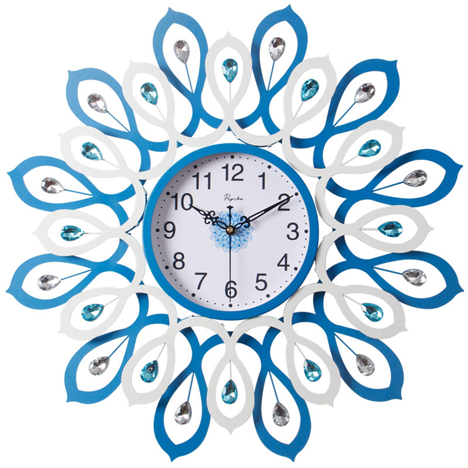 Horloge murale silencieuse et sans tic-tac montre de style nordique pour salon moderne