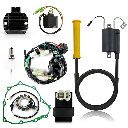 Kit rectificador de relé de arranque CDI Box arnés de cableado de alambre de bobina de encendido del estator para Honda Sportrax 400 TRX400EX 2x4