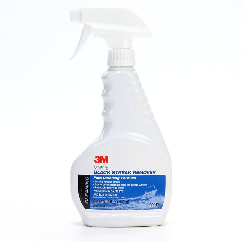 3M Marine Black Streak Remover Removedor de Marcas Escuras para Fibra de Vidro, Metal e Pintura 500 mL