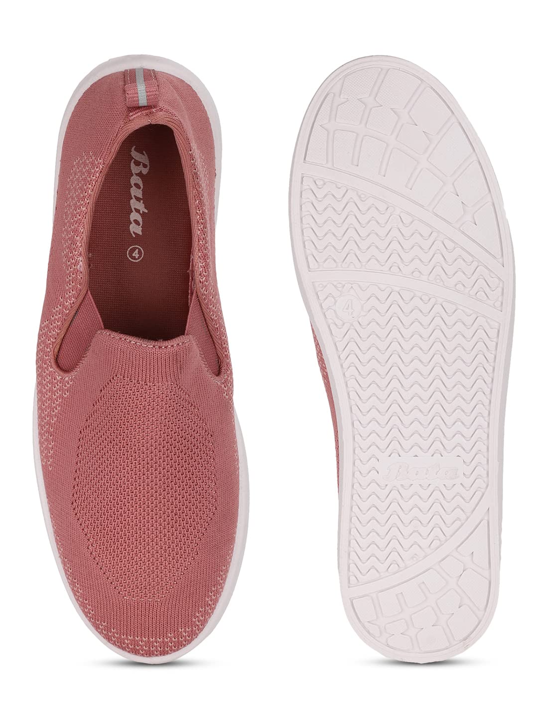 Bata 5515 Cara Knit Red Casuals Shoes for Women|Birthday Parties|Family Gatherings|School Performances|Flexible|Other Occasions 5 715JMZbAF1L. SL1440