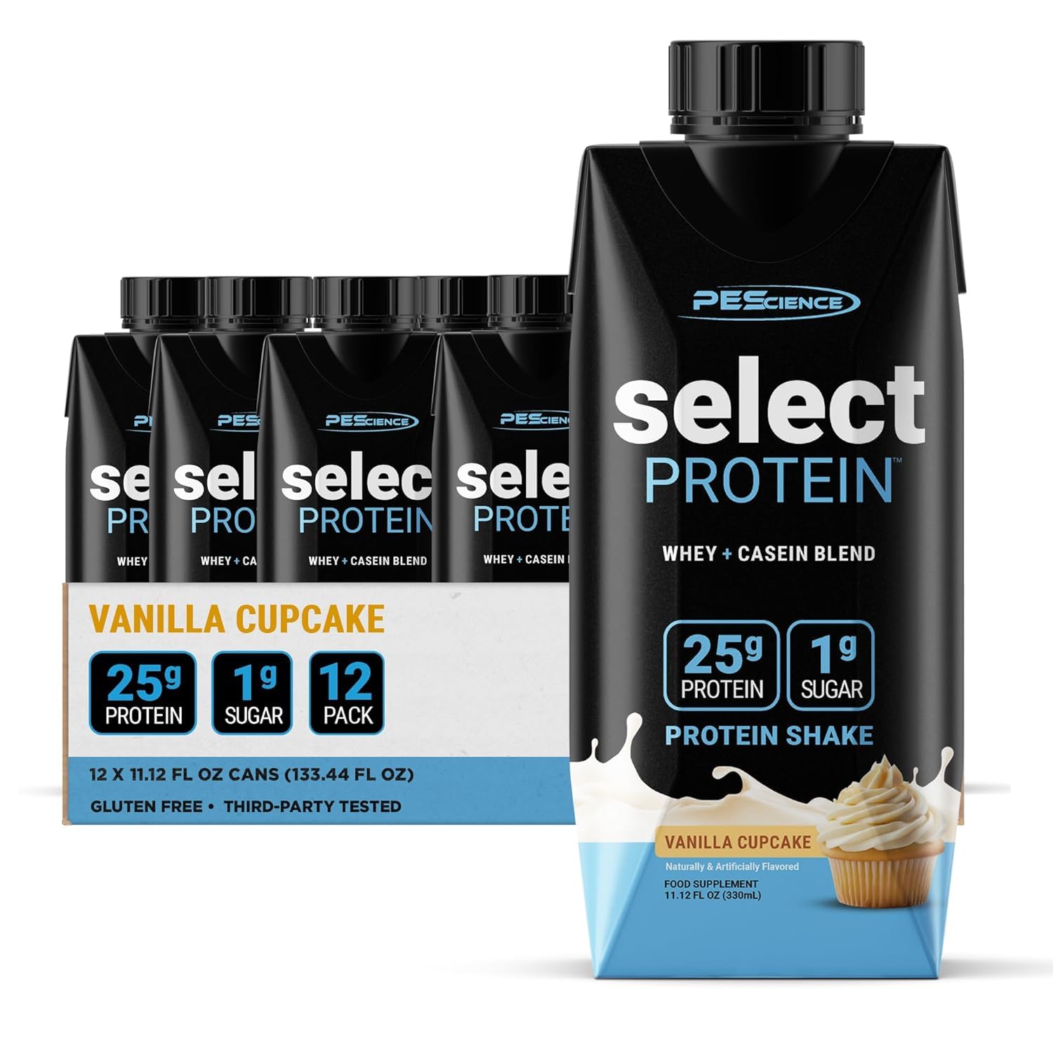 Amazon.com: PEScience Select Protein Shake RTD, 25g Whey and