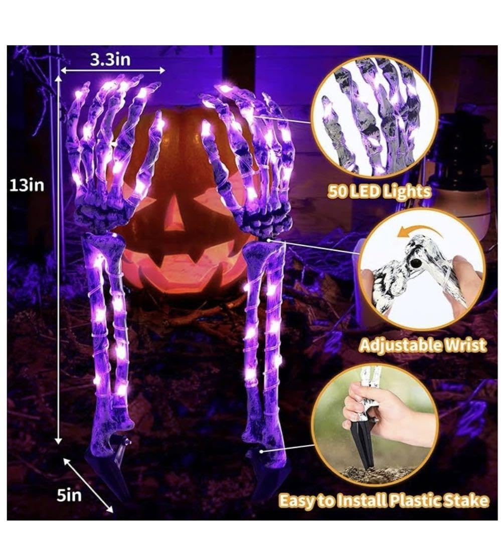 LED 骸骨 ハロウィン飾り ハロウィン ライト屋外 リアル感ガーデンヤード装飾 LED 骸骨 ハロウィン飾り ハロウィン ライト屋外 リアル感ガーデン