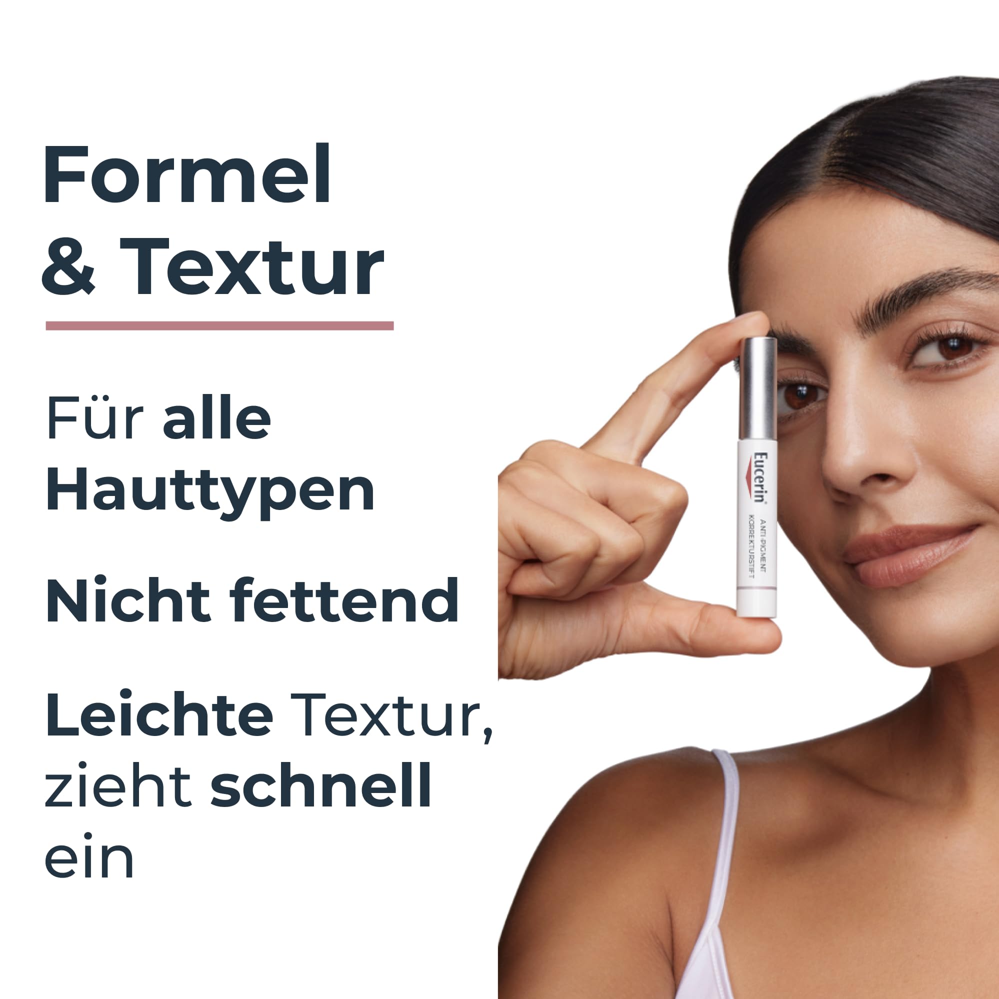 Eucerin Anti-Pigment Korrekturstift 5 ml, Serum-Applikator für die gezielte Behandlung gegen Pigmentflecken, nicht-fettendes Gel mit Thiamidol