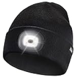 Unisex Beanie with The Light Gifts for Men Dad Father USB Rechargeable Caps