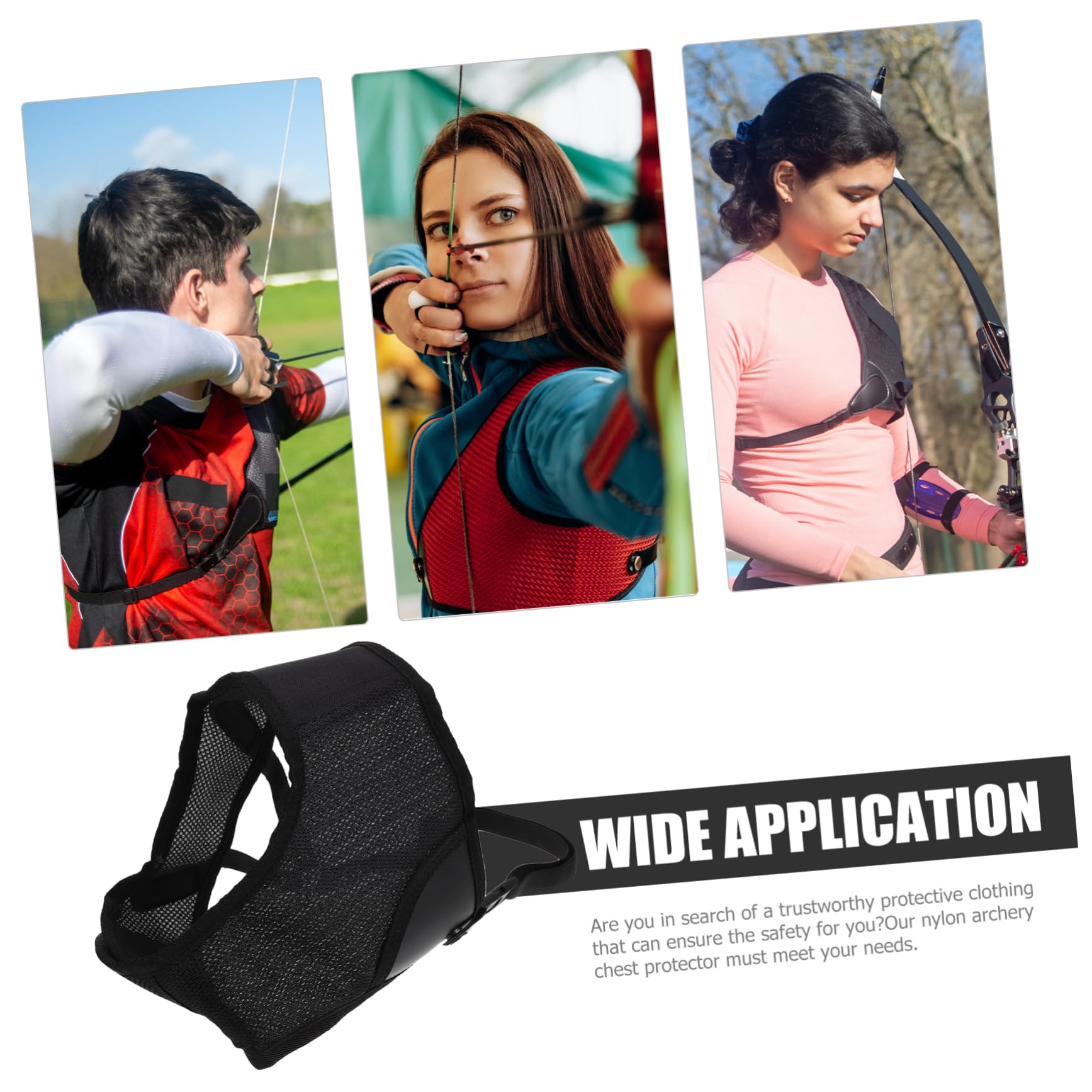 Totority 1pc Archery Chest Guard Style Breathable Archery Protective Gear Random Style