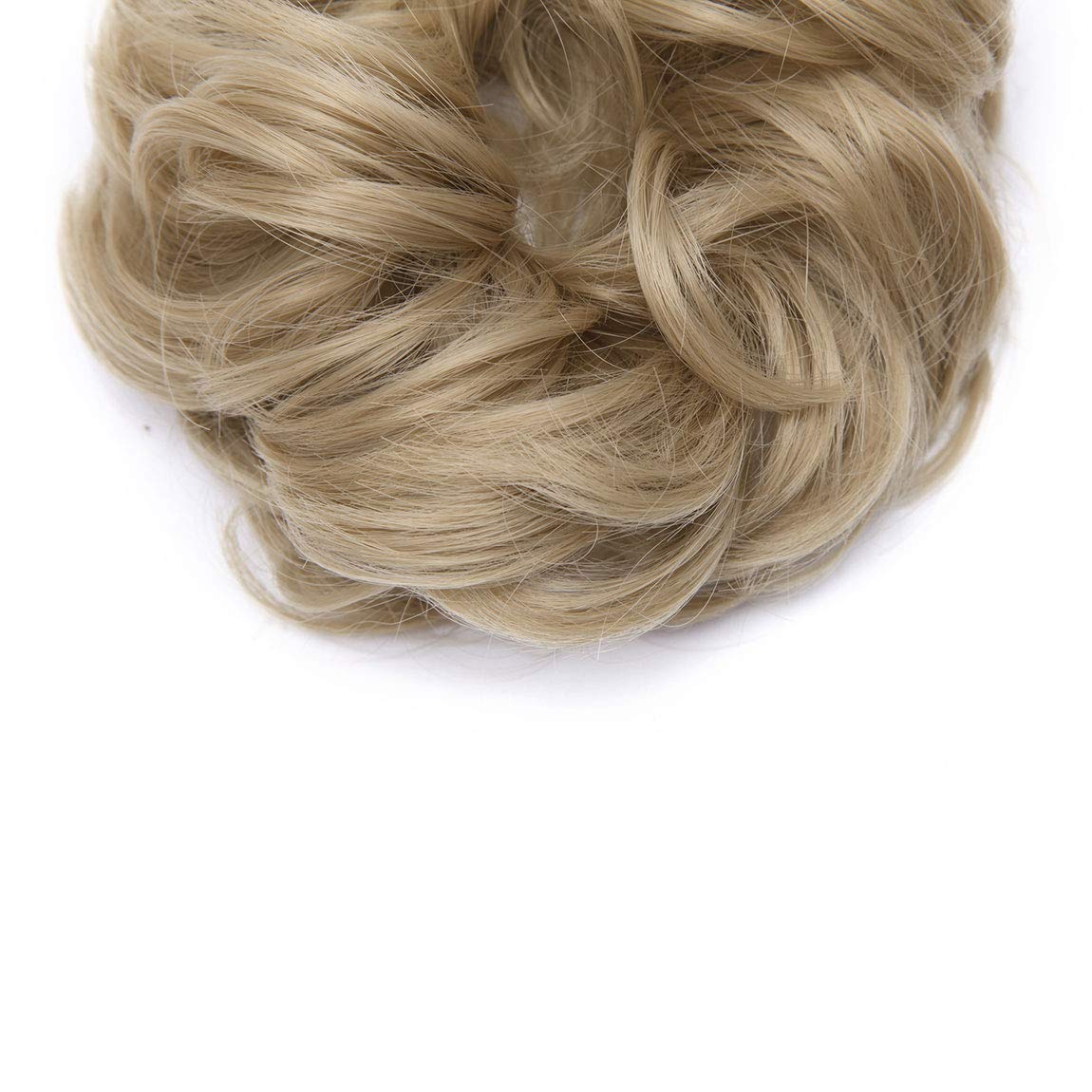 Rich Choices gruba treska do włosów z gumką, doczepiane włosy, warkocz, scrunchie, do zagęszczania włosów, akcesoria do włosów, kolor popielaty blond