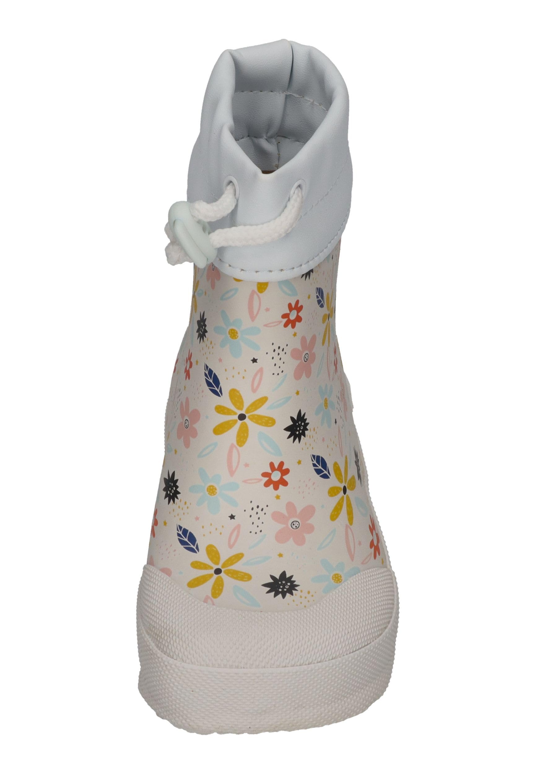 KOEL Barefoot Gummistiefel für Kleinkinder WELLIE Flowers White, Größe:20 EU