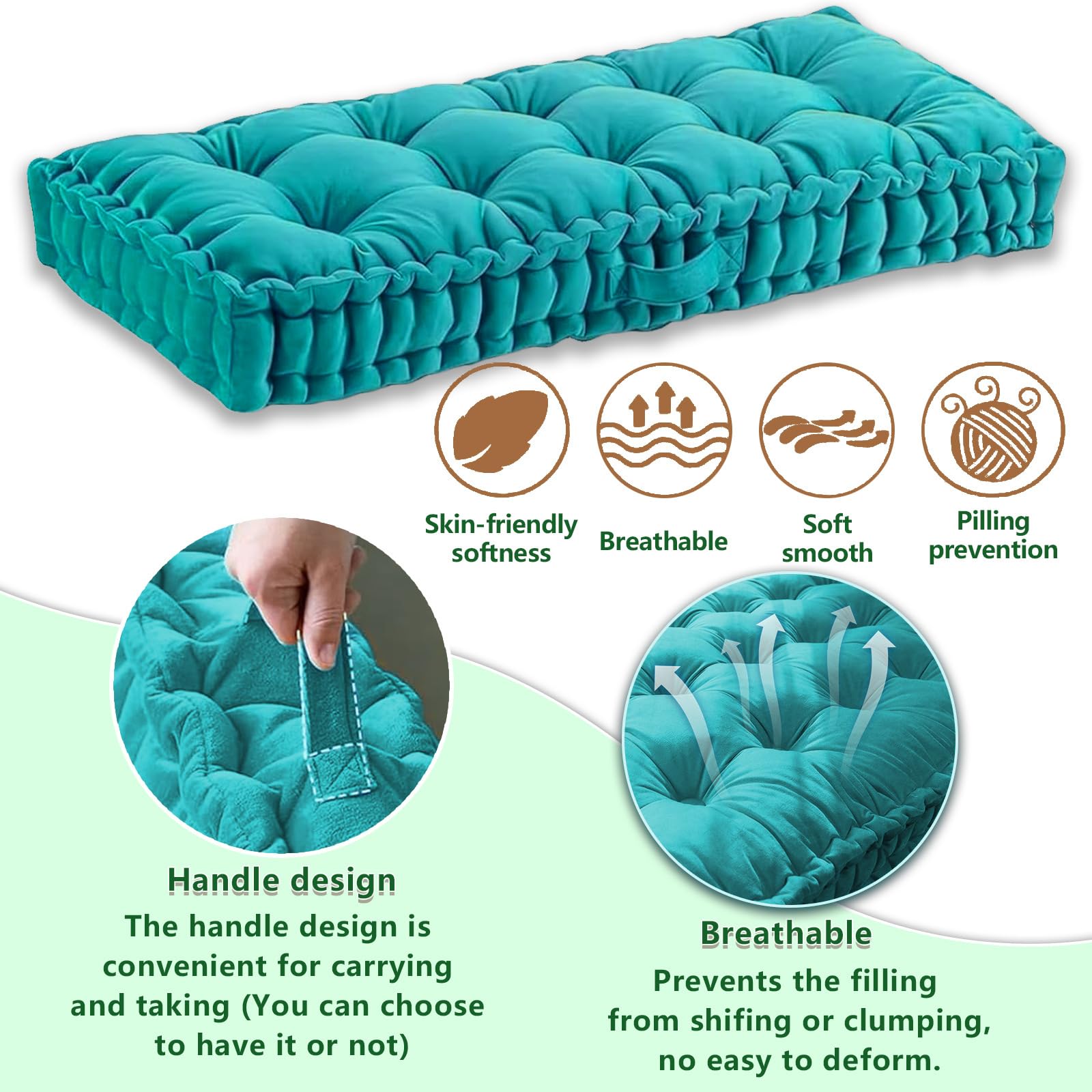 Panchina in velluto tufted, cuscino per sedia con manico, per sedie da cucina e pianoforte, divani, 120 cm, 150 cm, 80 cm, 100 cm, 90 x 30 cm, 10 cm di spessore, per sedie da cucina e pianoforte
