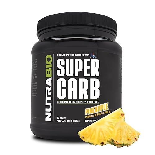 NutraBio Super Carb, Carbohydrate Powder with Cluster Dextrin & Electrolytes,