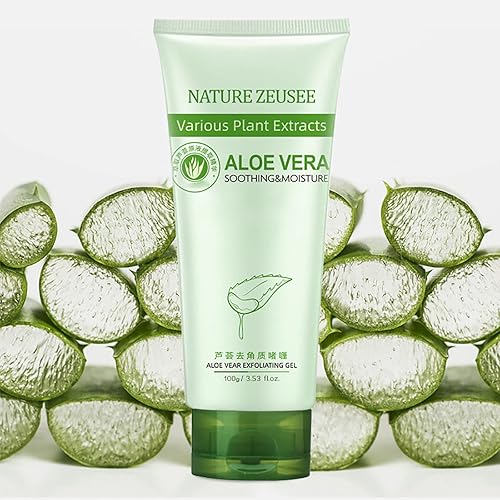 Miniatura 2 de Gel reduce el envejecimiento orgánico - Aloe exfoliante facial para la cara con PurifyAloe suave Gel limpiador de la piel exfoliante arrugas de la