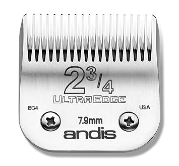 Andis Carbon-Infused Steel UltraEdge Clipper Blade, Size-2-3/4 FC, 5/16-Inch Cut Length (63165)